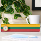 Porte-nom Pour Bureau pavillon lituanien