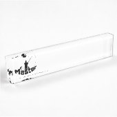 Porte-nom Pour Bureau Pêche à la mouche