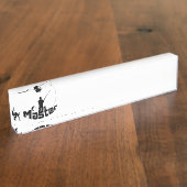 Porte-nom Pour Bureau Pêche à la mouche (Taille)