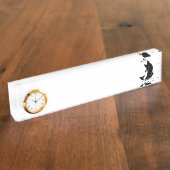 Porte-nom Pour Bureau Pêche du magasin (Taille)