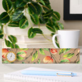 Porte-nom Pour Bureau Pêche sur l'arbre