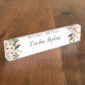 Porte-nom Pour Bureau Pêcher la prairie (Taille)