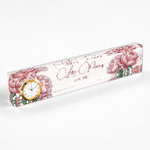 Porte-nom Pour Bureau Peony