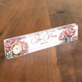 Porte-nom Pour Bureau Peony (Taille)