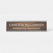 Porte-nom Pour Bureau Personalized Office Humor Professional Multitasker (Devant)