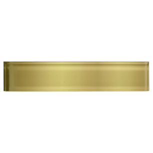 Porte-nom Pour Bureau Personnaliser de dos de modèle d'or
