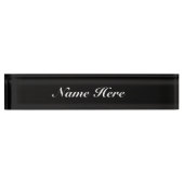 Porte-nom Pour Bureau personnaliser, modifier le nom texte classique noi (Devant)