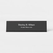 Porte-nom Pour Bureau Personnel administratif de ressources humaines (Devant)