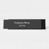 Porte-nom Pour Bureau Personnel de bureau amical pour le budget (Devant)