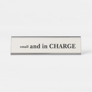 Porte-nom Pour Bureau petit et responsable