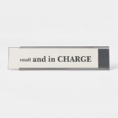 Porte-nom Pour Bureau petit et responsable (Devant)
