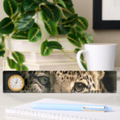 Porte-nom Pour Bureau Petit Leopard Cub