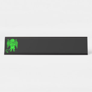 Porte-nom Pour Bureau Petit méchant diable