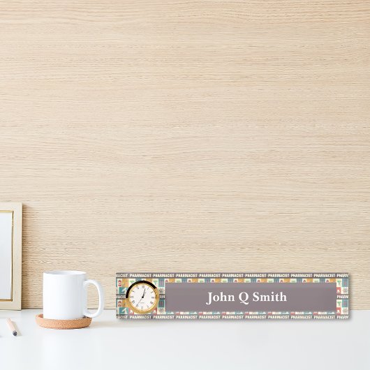 Porte-nom Pour Bureau Pharmacie professionnelle ・ personnalisée