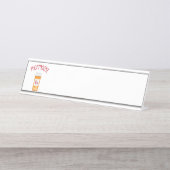Porte-nom Pour Bureau Pharmacien (Devant)