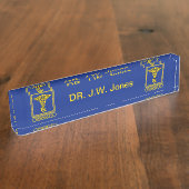 Porte-nom Pour Bureau Pharmacien (Taille)