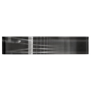 Porte-nom Pour Bureau Photo de guitare acoustique noire