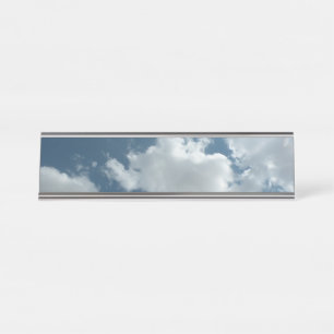 Porte-nom Pour Bureau Photographie abstraite de ciel nuageux