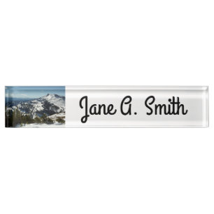 Porte-nom Pour Bureau Pics neigeux du Grand Teton
