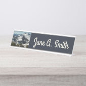 Porte-nom Pour Bureau Pics neigeux du Grand Teton (Devant)