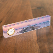 Porte-nom Pour Bureau Pilier de matin (Taille)