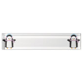 Porte-nom Pour Bureau Pingouin chilien (Devant)