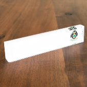 Porte-nom Pour Bureau Pingouin irlandais (Taille)