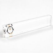 Porte-nom Pour Bureau Pingouin mignon