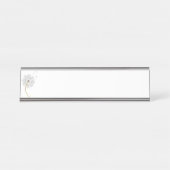 Porte-nom Pour Bureau Pissenlit (Devant)