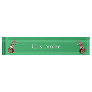 Porte-nom Pour Bureau Pixie de Noël Mermaid Thunder_Cove