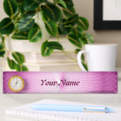 Porte-nom Pour Bureau Plafond rose