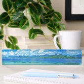 Porte-nom Pour Bureau Plage et mer