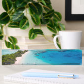 Porte-nom Pour Bureau Plage tropicale