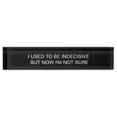 Porte-nom Pour Bureau Plaisanterie drôle de bureau (Devant)