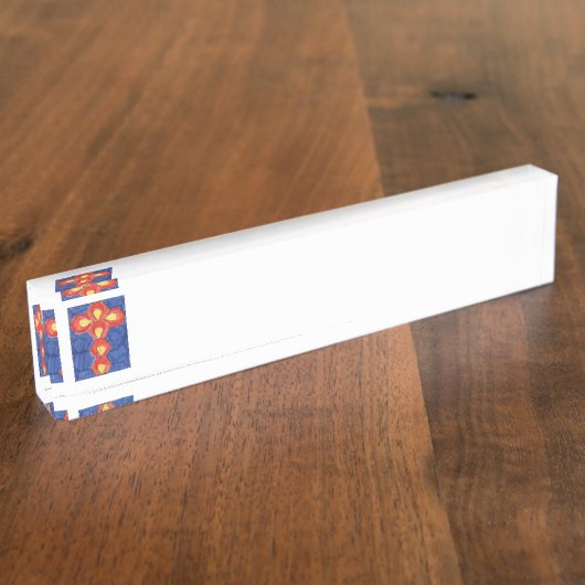 Porte-nom Pour Bureau Plan de nom du bureau multimotif (Taille)