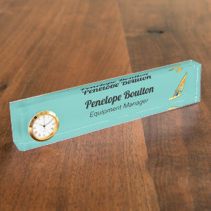 Porte-nom Pour Bureau Planche à voile