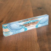 Porte-nom Pour Bureau Plaque de nom acrylique du pasteur (Taille)