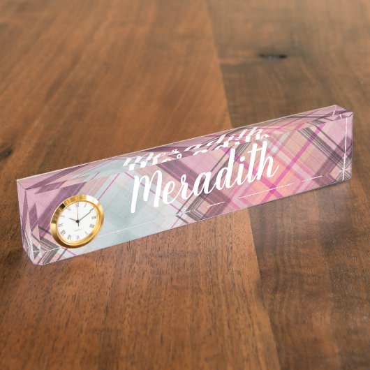 Porte-nom Pour Bureau Plaque de nom du bureau chargé (Taille)