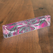 Porte-nom Pour Bureau Plaque de nom du bureau des signaux mixtes (Taille)