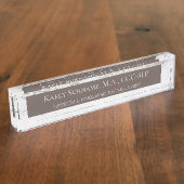 Porte-nom Pour Bureau Plaque de nom du bureau Shabby Chic SLP (Taille)