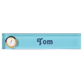 Porte-nom Pour Bureau Plaque de nom du bureau Tom (Devant)