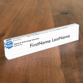 Porte-nom Pour Bureau Plaque d'identification