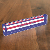 Porte-nom Pour Bureau Plaque d'identification acrylique pour géométrique (Taille)