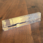 Porte-nom Pour Bureau Plaque d'identification d'îles d'océan de bateaux (Taille)