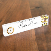 Porte-nom Pour Bureau Plaque d'identification du bureau de chatte de tou (Taille)