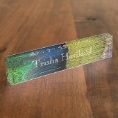 Porte-nom Pour Bureau Plaque d'identification du bureau - HAMbyWhiteGlov (Taille)