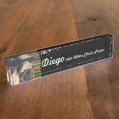 Porte-nom Pour Bureau Plaque d'identification stable (Taille)