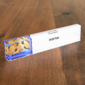 Porte-nom Pour Bureau plaque d'immatriculation de l'aigle royal patrioti (Taille)