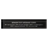 Porte-nom Pour Bureau Plaque drôle de bureau (Devant)