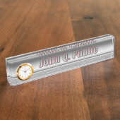 Porte-nom Pour Bureau Plaque signalétique du bureau en acier d'entrée et (Taille)